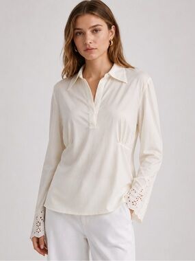 Philosophy Vintage Philosophy Alberta Ferretti Bell Sleeve Blouse IT44 US8 Italy